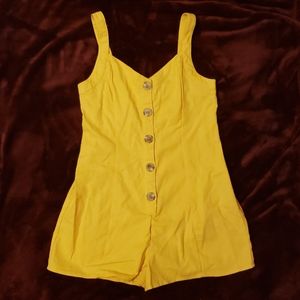 Yellow Girl's Romper